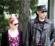 Evan Rachel Wood à côté de son chéri Marilyn Manson... Elle a osé le rose girly !