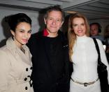 Lisa Masker, Francis Huster et Cyrielle Clair lors de la soirée de remise de Prix Montblanc pour la Culture le 2 juin 2010