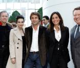 Francis Huster, Lisa Masker, Fabrice Santoro et Inés Sastre lors de la remise du Prix de la Culture Montblanc 