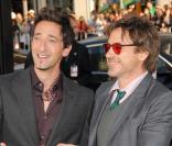 Adrien Brody et Robert Downey Jr. lors de l'avant-première de Splice à Los Angeles le 2 juin 2010
