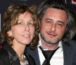 Pascale Clark et Nicolas Rey, à l'occasion de la grande soirée AZ, qui s'est tenue au VIP Room Theatre, à Paris, le 3 juin 2010.