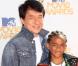 Jackie Chan et Jaden Smith lors des MTV Movie Awards 2010, à Los Angeles, le 6 juin 2010.