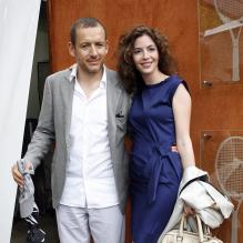 Dany Boon et sa femme Yaël lors de la finale hommes de Roland-Garros le 6 juin 2010
