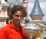 Rafael Nadal à Disneyland Resort Paris le 7 juin 2010