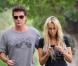 Billy Ray Cyrus et sa femme Trisha Cyrus promènent leur chien à Toluca Lake le 8 juin 2010