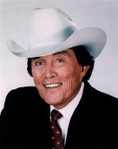 Jimmy Dean, chanteur country américain, dans les années 80