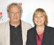 Marie-Laure Augry et son mari lors de la soirée de la télévision organisée par Télé 7 Jours à Paris le 15 juin 2010