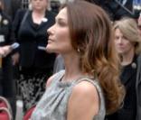 Carla Bruni en Angleterre, à Londres, le 18 juin 2010