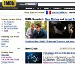 Page d'acceuil IMDb.com