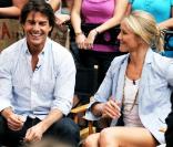 Cameron Diaz et Tom Cruise arrivent sur le plateau de l'émission Good Morning America, à New York. 22/06/2010
