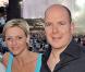 Albert Grimaldi et Charlene Wittstock au Monaco Live, le 5 juillet 2008. 