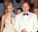 Albert Grimaldi et Charlene Wittstock au gala de la Croix-Rouge, le 1er août 2008. 
