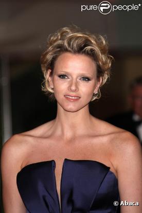 Charlene Wittstock lors d'un gala organisé dans le cadre du Grand Prix de Monaco 2009.