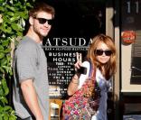 Miley Cyrus et Liam Hemsworth à Studio City, le 24 juin 2010
