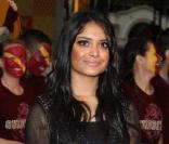 Afshan Azad sur le tapis rouge de Harry Potter et le prince de sang-mêlé en 2009 