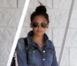 Nicole Richie et Joel Madden se promènent à Los Angeles avec Sparrow et Harlow, le 28 juin 2010