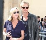 Claire Chazal et Arnaud Lemaire au défilé Dior Haute Couture à Paris le 5 juillet 2010