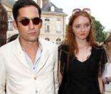 Lily Cole et Enrique Murciano au défilé Dior Haute Couture à Paris le 5 juillet 2010