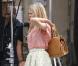 Clémence Poésy sur le tournage de Gossip Girl à Paris, le 6 juillet 2010