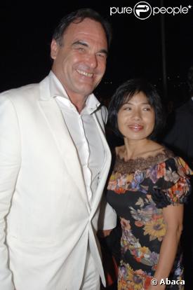 Oliver Stone et sa femme