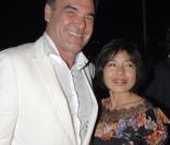 Oliver Stone et sa femme
