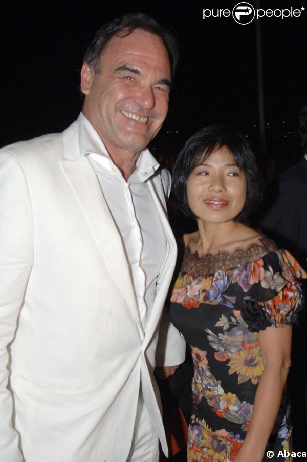 Oliver Stone et sa femme