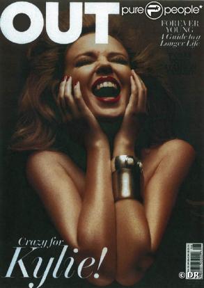 Kylie Minogue en couverture de Out Magazine