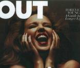 Kylie Minogue en couverture de Out Magazine