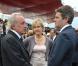 Didier Barbelivien, Nadine Morano et Franck Louvrier assiste au défilé du 14 juillet 2010.