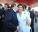 Pierre Charon et Roselyne Bachelot assiste au défilé du 14 juillet 2010.