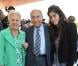 Serge Dassault, son épouse et sa petite-fille assistent au défilé du 14 juillet 2010.