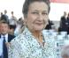 Simone Veil assiste au défilé du 14 juillet 2010.