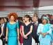 Carla Bruni et les épouses des présidents africains assistent au défilé du 14 juillet 2010.
