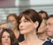 Carla Bruni assiste au défilé du 14 juillet 2010.