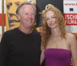 Heather Graham et Peter Fonda lors du festival du film et de la musique d'Ischia, le 15 juillet 2010 en Italie 