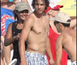 Rafael Nadal sur une plage de Formentera (Baléares), le 20 juillet 2010