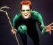 Jim Carrey dans le rôle de L'homme-mysère dans Batman Forever , en 1995 .