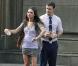 Mila Kunis et Justin Timberlake sur le tournage de Friends with Benefits , dans le quartier de SoHo, à New York, le 22 juillet 2010.