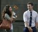 Mila Kunis et Justin Timberlake sur le tournage de Friends with Benefits , dans le quartier de SoHo, à New York, le 22 juillet 2010.