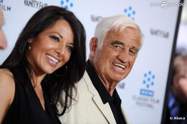 Jean-Paul Belmondo et sa compagne Barbara Gandolfi