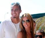 David Trezeguet et son épouse Béatrice
