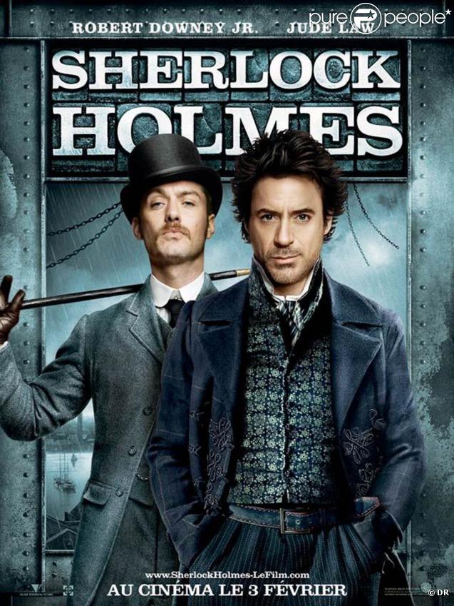 L'affiche de  Sherlock Holmes. 