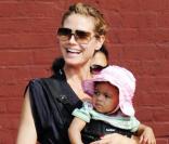 Heidi Klum et Lou 