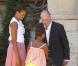 Michelle Obama, Sasha Obama et la famille royale d'Espagne dont la belle Letizia à Palma de Majorque le 8 août 2010