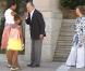 Michelle Obama, Sasha Obama et la famille royale d'Espagne dont la belle Letizia à Palma de Majorque le 8 août 2010