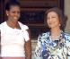 Michelle Obama, Sasha Obama et la famille royale d'Espagne dont la belle Letizia à Palma de Majorque le 8 août 2010