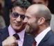 Sylvester Stallone et Jason Statham lors de l'avant-première de The Expendables , qui s'est tenue à l'Odeon de Leicester Square, à Londres, le 9 août 2010.