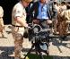 Dolph Lundgren lors de la journée promo de The Expendables , qui s'est notamment tenue à la base militaire de Wellington, près de Londres, le 9 août 2010.