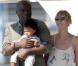 Heidi Klum, Seal, et leurs enfants, en pleine croisière sur la mer méditerranée. Août 2010