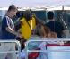 Heidi Klum, Seal, et leurs enfants, en pleine croisière sur la mer méditerranée. Le chanteur livre un concert à sa famille. Août 2010